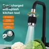 360-Degree Swivel Faucet Extender with Adjustable Water Flow Modes Splash-Proof Kitchen Faucet Aerator