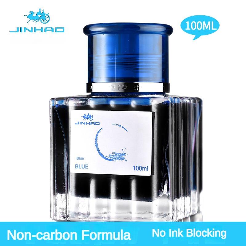 JINHAO 30/50/100мл Неуглеродимые Чернила для Перьевых Ручек Картриджи Заправка Чернила в Стеклянных Флаконах Перьевая Ручка Офисные Школьные Принадлежности Канцелярские Товары