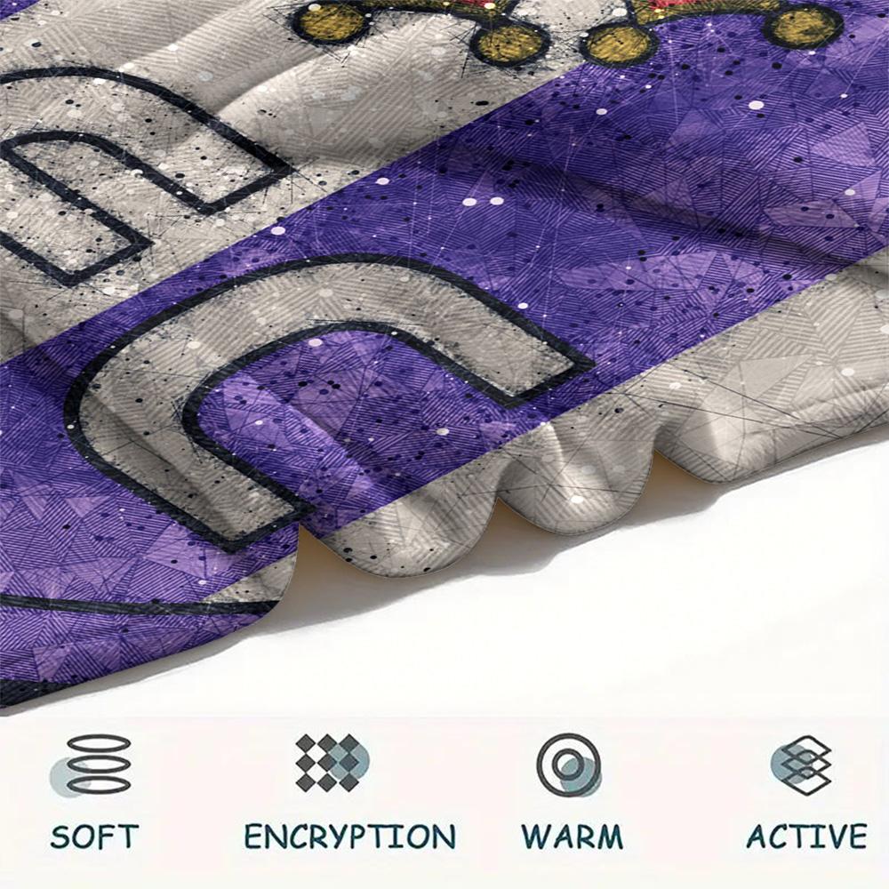 Toulouse Football Club  Print Flannel Blanket, High quality Comfortable for All Seasons, Home Decor, Warmth and Comfort