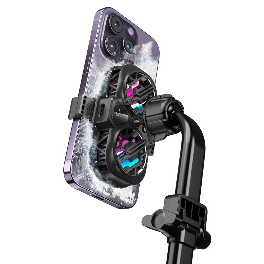 Двухъядерный вентилятор охлаждения K11 Semiconductor для смартфона с подсветкой RGB