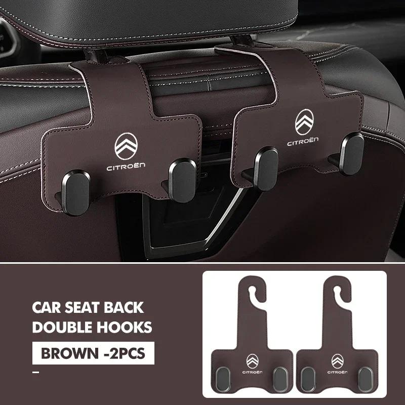 APS2 Car Back Headrest Hanger Hook Rear Seat Hanging Holder Organizer For Citroen Jumper Celysee Cactus Picasso Aircross Saxo Grand