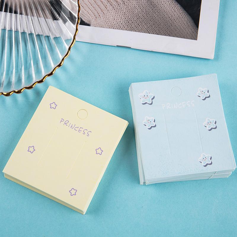 Hair Clip Paper Cards Hair Accessories Jewelry Display Card Hair Clip