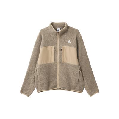 Флисовая куртка ACG Arctic Wolf с вставками из шерпы и ткаными акцентами Мужская куртка однотонная FN0373-247