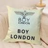 Бренд B-BOY LONDON Наволочка для подушки Мягкая плюшевая ткань Двусторонняя печать Наволочка для диванной подушки для всех сезонов Домашний декор Подарок