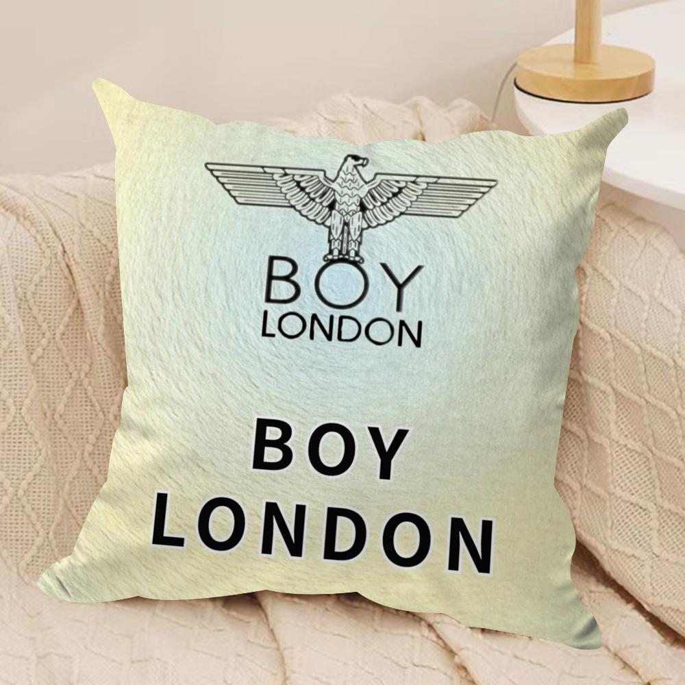 Бренд B-BOY LONDON Наволочка для подушки Мягкая плюшевая ткань Двусторонняя печать Наволочка для диванной подушки для всех сезонов Домашний декор Подарок