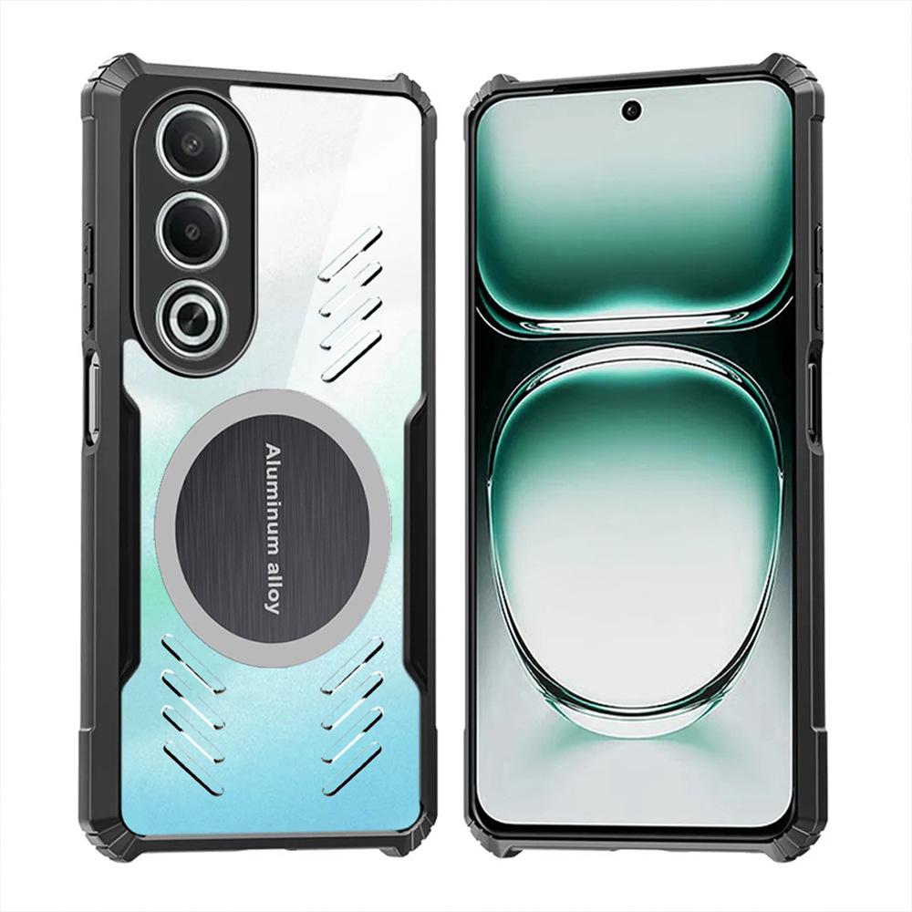 Магнитный чехол для мобильного телефона OPPO K13X K13 Turbo K12X K12, акриловый высокопрозрачный защитный чехол