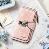 Vintage Car Print Long Wallet Multi Slot Card Holder Fashion Leather Purse for Daily Use 