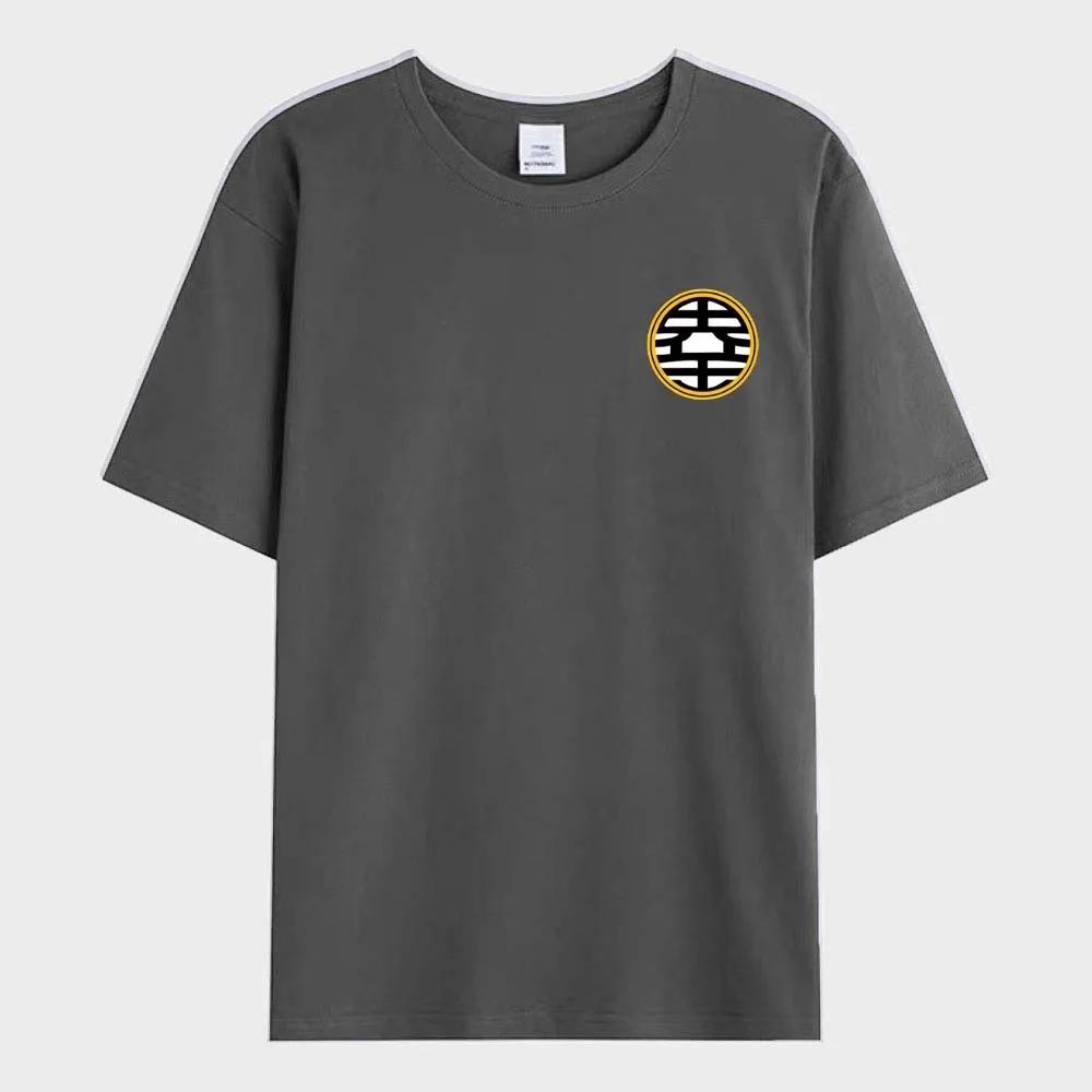 Аниме Косплей хлопок Мужская футболка Мужская футболка с короткими рукавами с принтом Гоку Летняя повседневная футболка Уличная толстовка Женская одежда