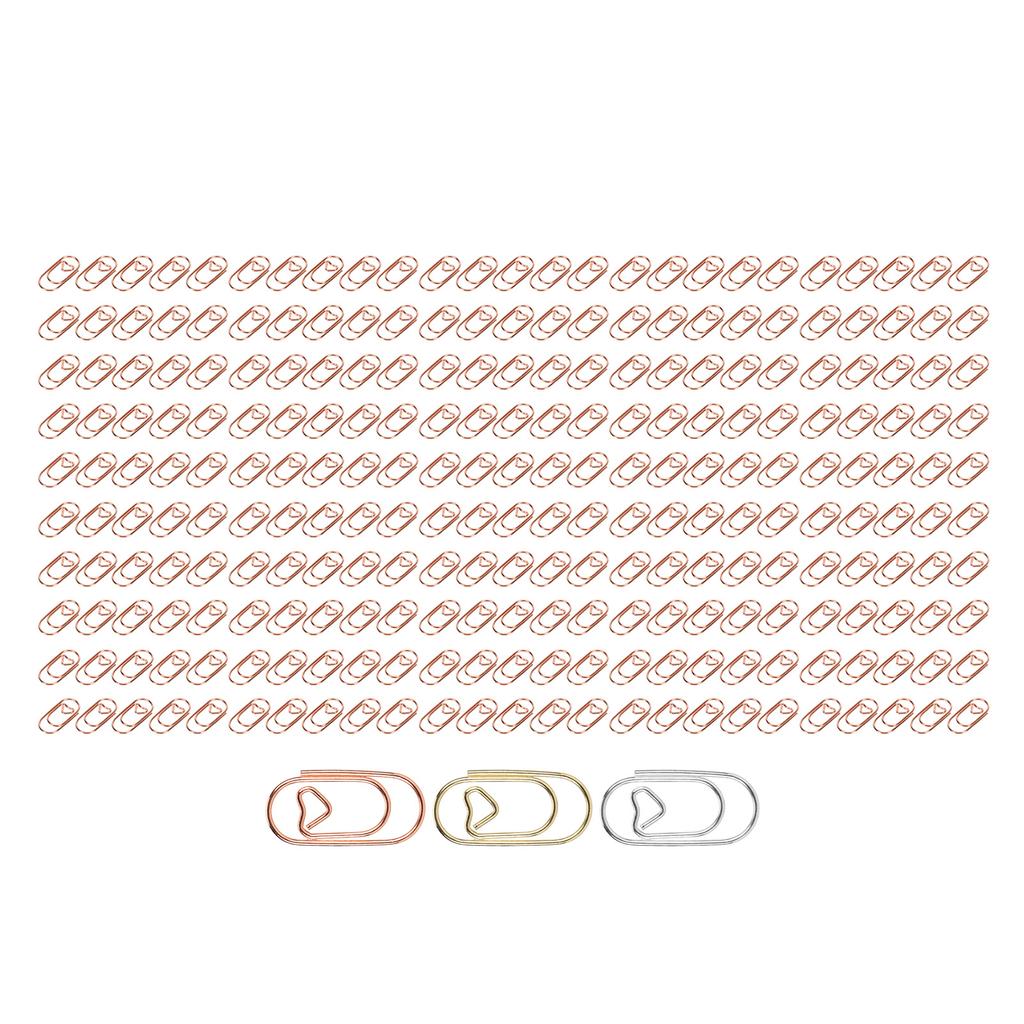 250 шт. необычные скрепки в форме сердца, маленькие, покрытые пластиком, проволочные, широко используемые, милые скрепки для дома