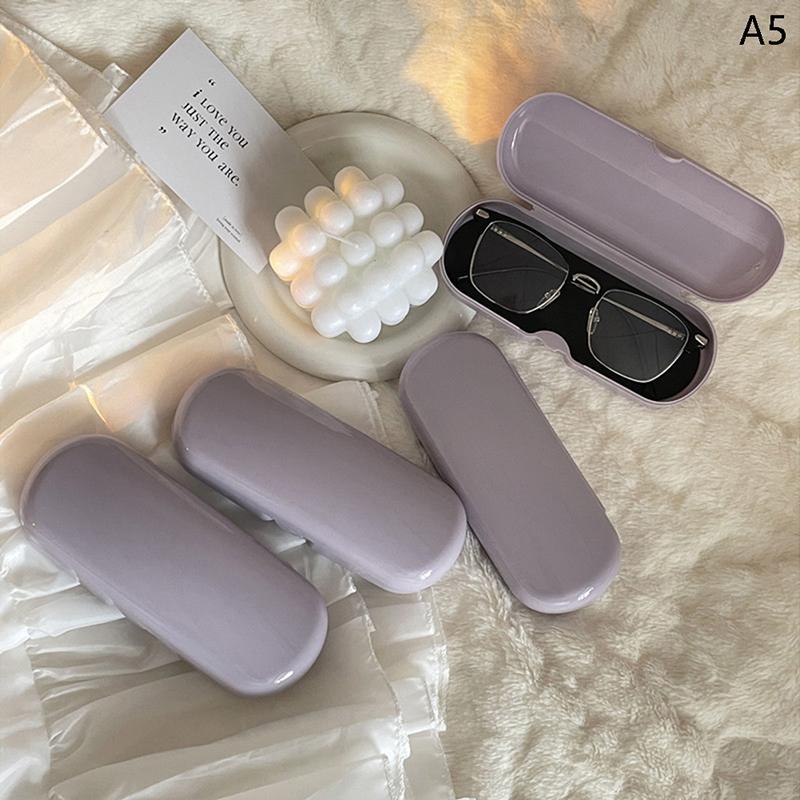 Портативный кремовый футляр для очков, симпатичная коробка для хранения солнцезащитных очков, очков для близорукости