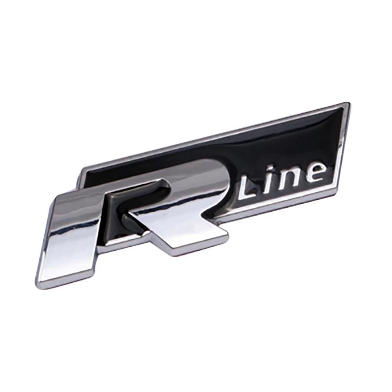 BPJ1 2025 Hot Car Front Grill Trunk Auto Emblem Sticker Accessories For Volkswagen GTI R-Line R Polo Golf Passat Scirocco Jetta Tigua ly2