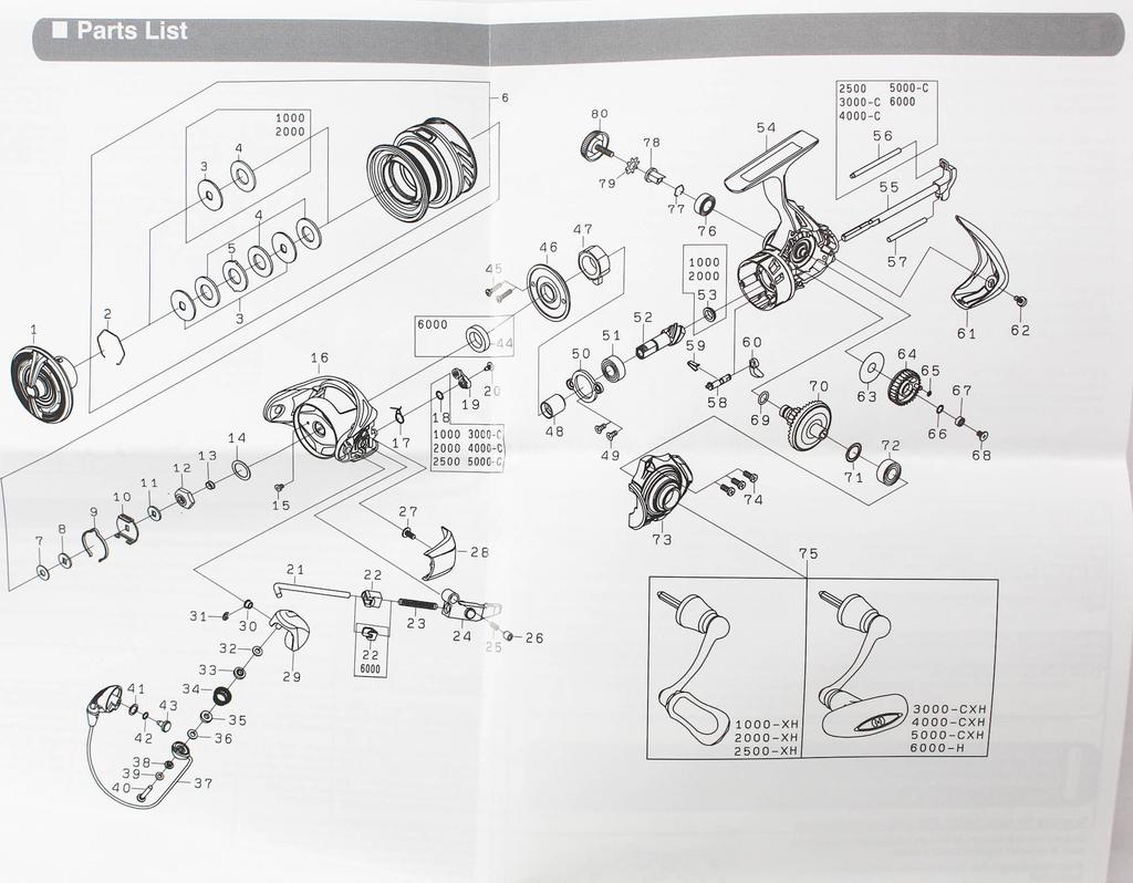 Daiwa Reel Spinning 24 Revros R LT 5000 CXH (1088)