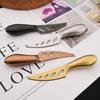 6pcs Matte Stainless Steel Cheese Knife Forks Set for Slicing Cutting Spreading Mini Butter Knives Dishwasher Safe
