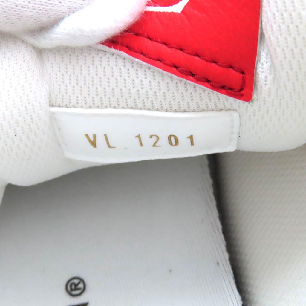 Pristine LOUIS VUITTON High cut sneakers Charlie line White red leather Women 36 Used