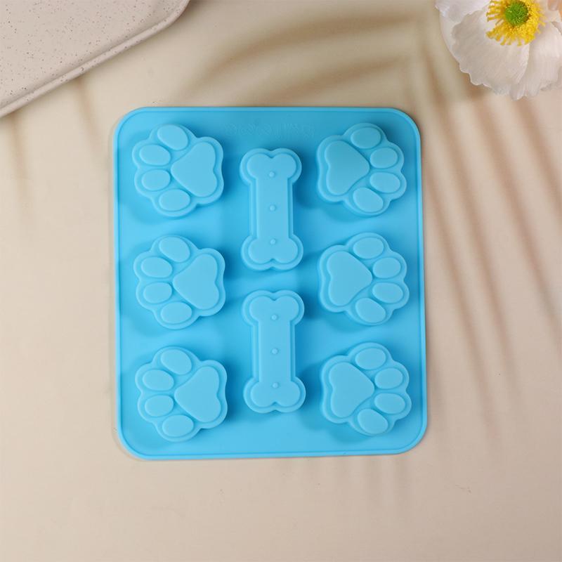 Силиконовые формы для косточек щенков, кошачьих лап, шоколадных форм для печенья, для выпечки, антипригарные формы для лакомств для собак, подходящие для микроволновой печи