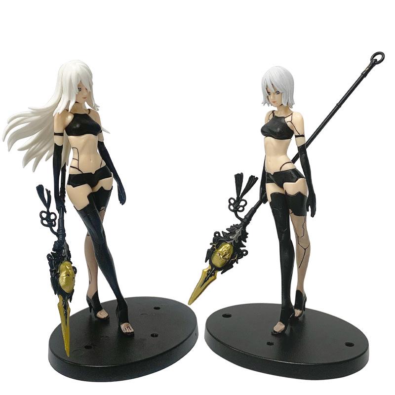 NieR: Automata A2 Long/Short Hair Beautiful Girl Figurine Model