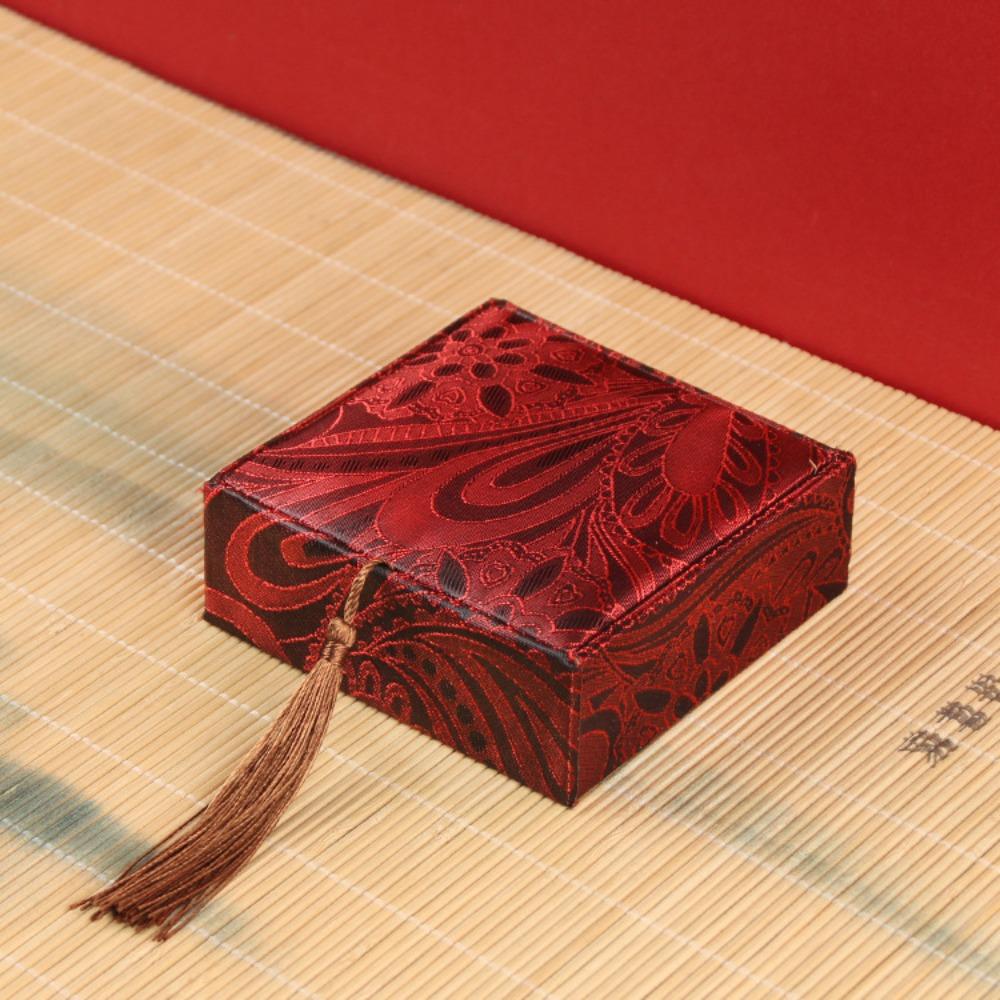with Fringe Jewelry Drawer Organizer Portable Bracelet Storage Box Mini Jewelry Box For Woman