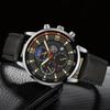 Fashion Men's Luxury Business Quartz Watches Analog PU Leather Wrist Watch With, Men's Gifts