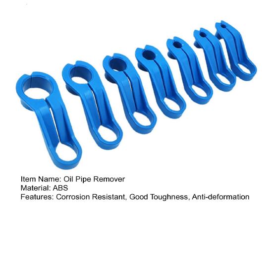7 шт./набор инструментов для снятия труб с лотком для хранения, простая сборка, легко отсоединяемый инструмент для ремонта автомобиля, антикоррозийный инструмент для отсоединения топливной линии