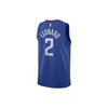 Nike NBA Team Printed Jersey 22-23 Leonard No. 2 Breathable Slim Fit Unisex Tops Blue DN2008-400