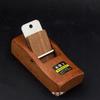108MM Wooden Handheld Mini Woodworking Plane - Mahogany Square Trim Plane Knife Without Handle