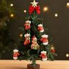 Christmas Ornaments Textured Bear Decorations Cute Playful Santa Hat Glove Sock Designs Versatile Xmas Tree Home Decor Accents