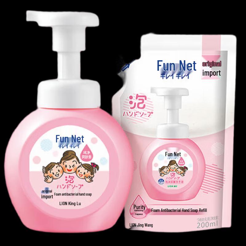 Пена для рук Lion Fun Clean с антибактериальным эффектом