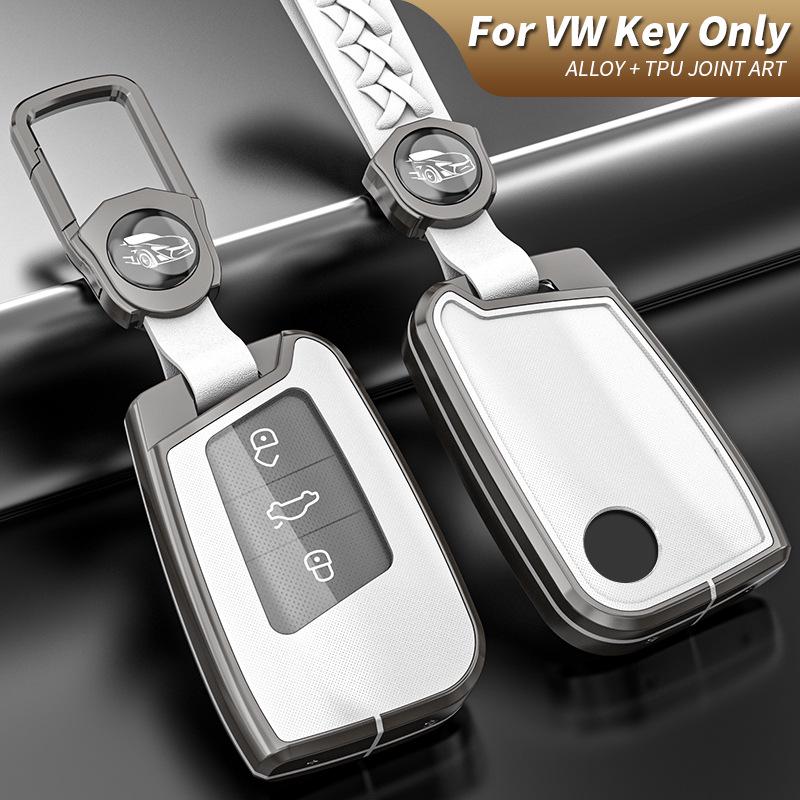 Volkswagen Key Case for Magotan, Passat CC, Tiguan L, Teramont X, Lavida, Magotan B8 - Car Key Shell with Buckle