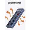 USB 3.0 концентратор розетка коммутатор 10 портов концентратор Multi-tap Multi-ports док-станция зарядное устройство несколько источников питания тип C