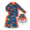 Kids' Quick-Dry Long Sleeve Korean Swim Set for Boys