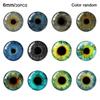 20pcs/10pairs Plastic Puppet Crystal Eyes 6mm-20mm Glitter Crystal Eyes  DIY Doll Accessories