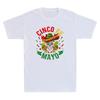 Вечеринка Cinco De Mayo Сахарный Череп Смешной Мексиканский Праздник Подарок Винтажная Мужская Футболка