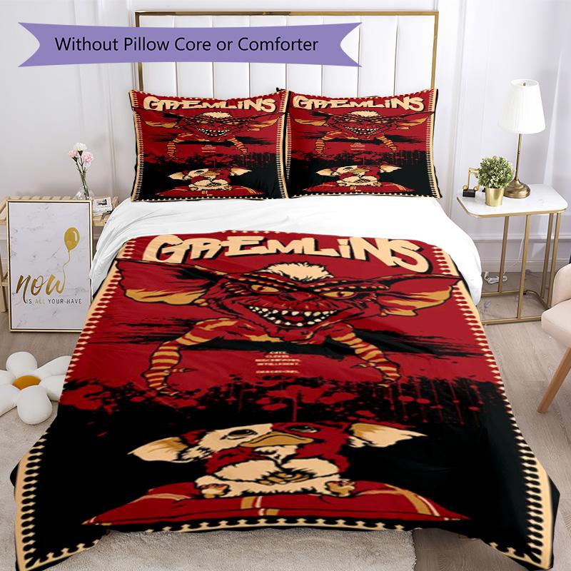 Gremlins Bed Linen Set Perfect for Bedrooms Lightweight Perfect Gift for Friends & Family