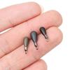 Casting Tear Drop Shot Fishing Tackle Line Sinkers Hook Connector Fall Sinker Fishing Tungsten