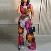 Новые весенне-осенние повседневные брюки, тонкий комбинезон без рукавов с принтом для женщин