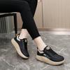 New Casual Women's Sneakers Fashion Designer Round Toe Thick Soled Trainers Woman Sports Running Shoes Tennis Athletic Footwear