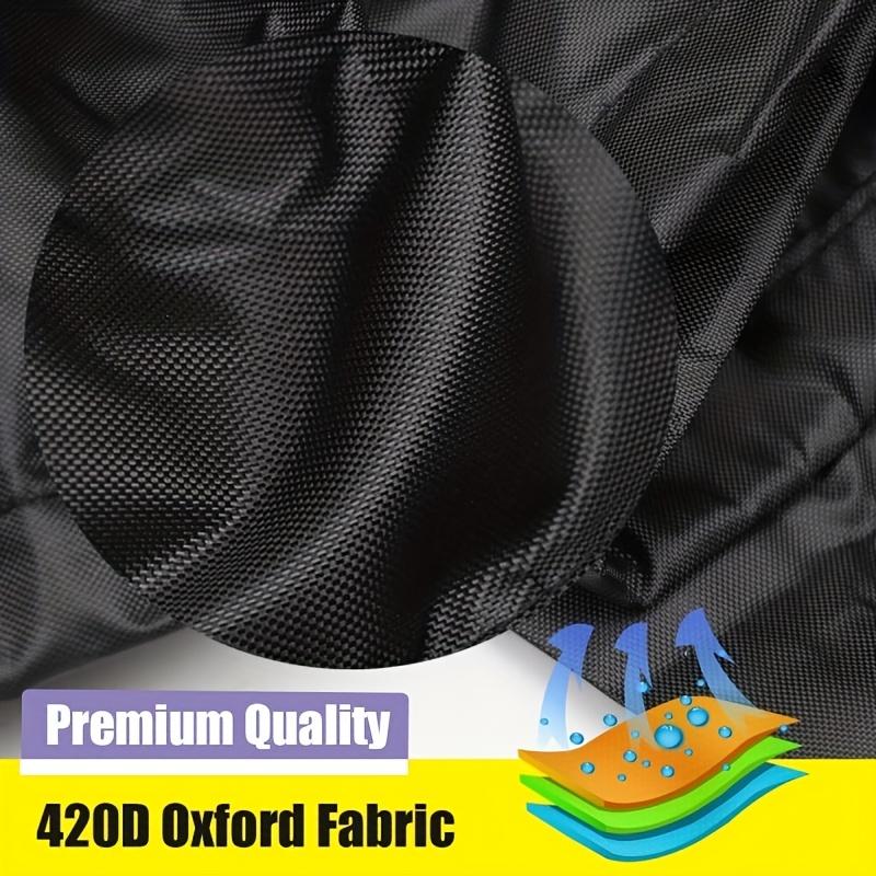 1 шт. Сверхпрочный чехол для сиденья трактора для райдеров Kubota, Cub Cadet, Mahindra - Черный полиэстер с надежной затяжкой, прочный для улицы