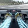 Автомобильный вентилятор с двойной головкой, 360° вращение, регулируемый, циркуляция прохладного воздуха, летний автомобильный охладитель для заднего сиденья и путешествий с животными