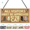 Wooden Friendship Sign Plaques Rustic Wall Decor Home Decoration