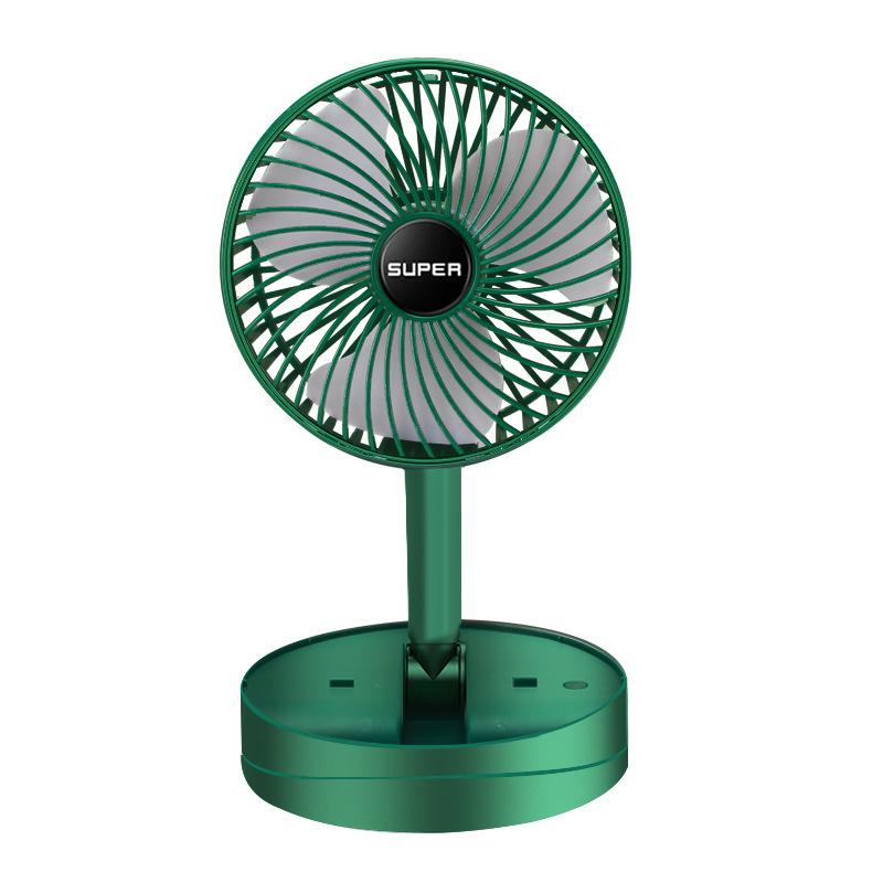 Folding Small Fan Mini Portable Electric Fan Handheld Desktop Small Fan USB Charging Fan