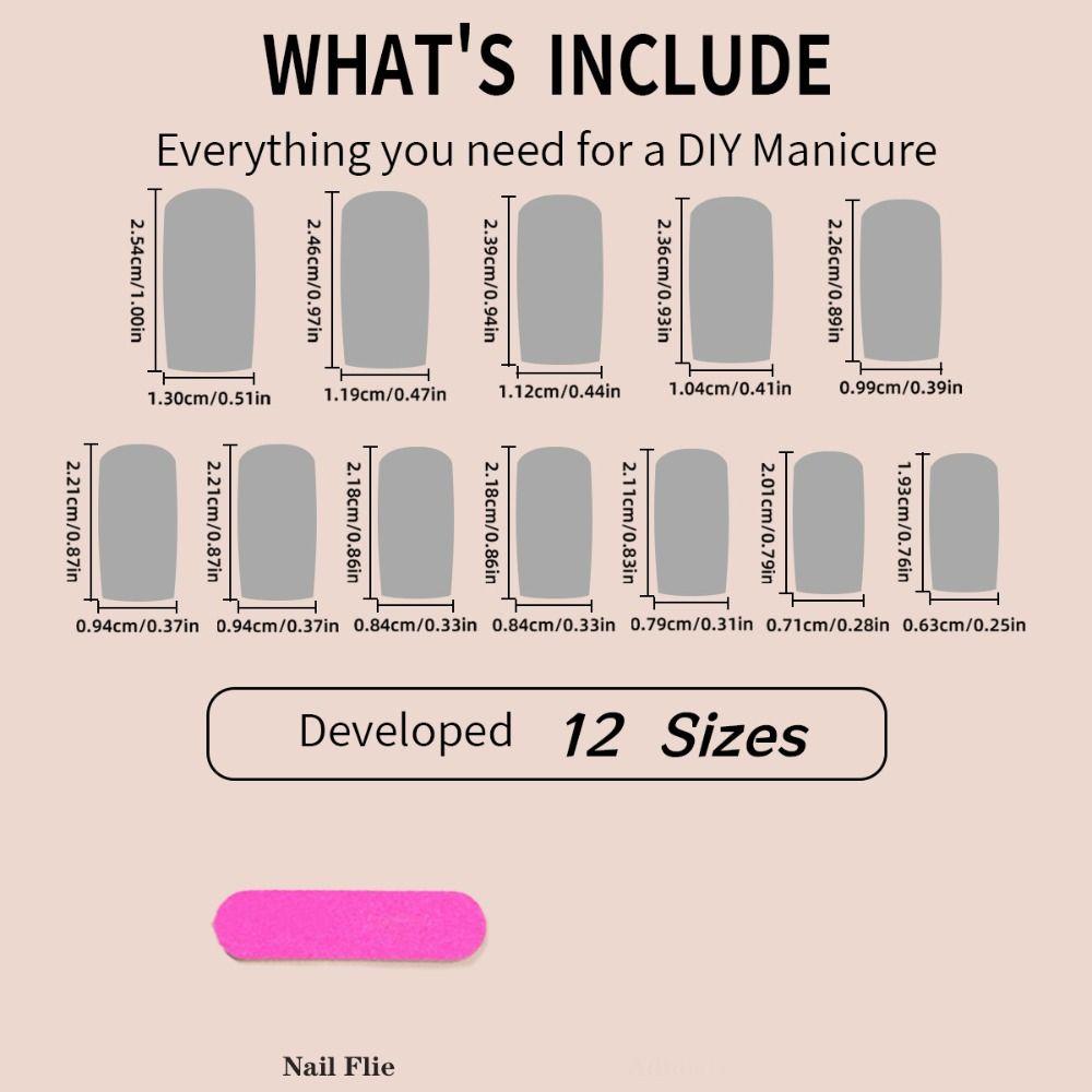 Long Length Halloween False Nail Square Head Nail Tips Waterproof Long Water Pipe Fake Nails  Women