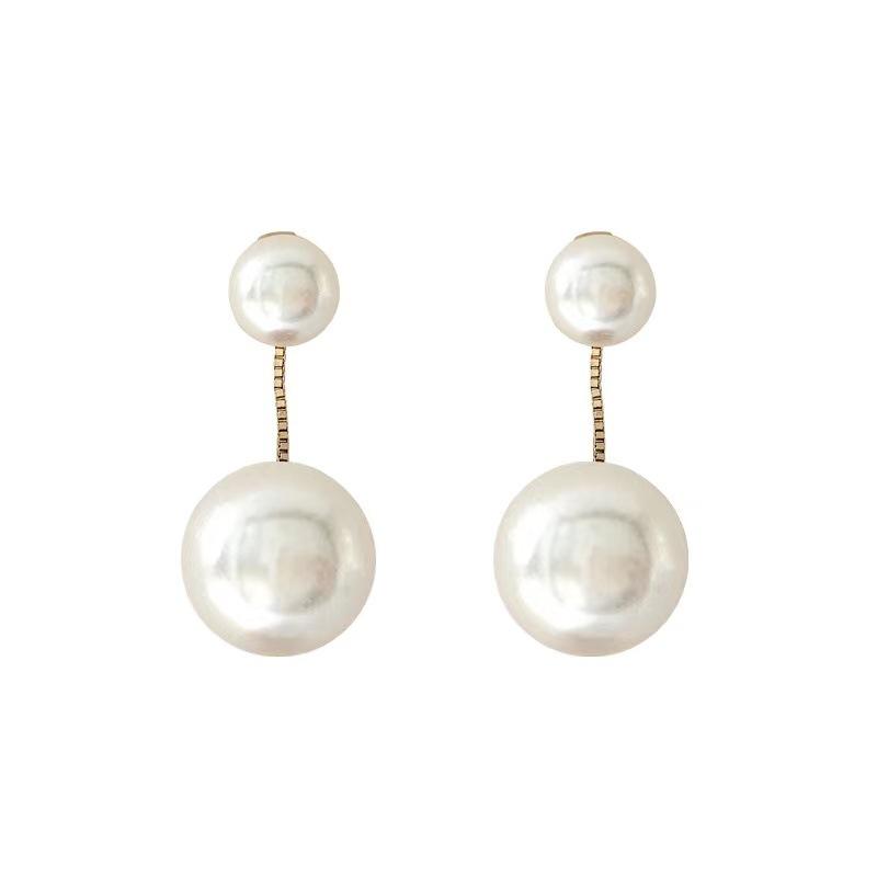Fashion Artificial Pearl Pendant Earrings For Women Simple Jewelry Party Girl's Temperament Jewelry Accessories