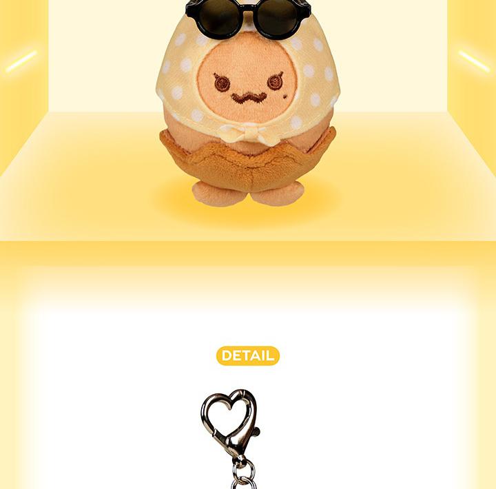 (КУКЛА ТЭНГЭУ - версия «Запеченное яйцо». / МАГНИТ КУКЛА БРЕЛОК) ТЭЁН из Girls' Generation (СНСД) [TAENG-GEU-RU-RU] 2025 TAENG-GEU MD