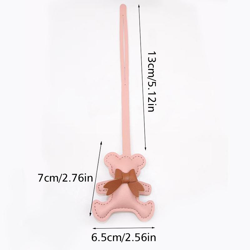 ПУ кожаный брелок милый бант декоративная сумка кулон украшение несколько цветов женщины девушки подарочные аксессуары