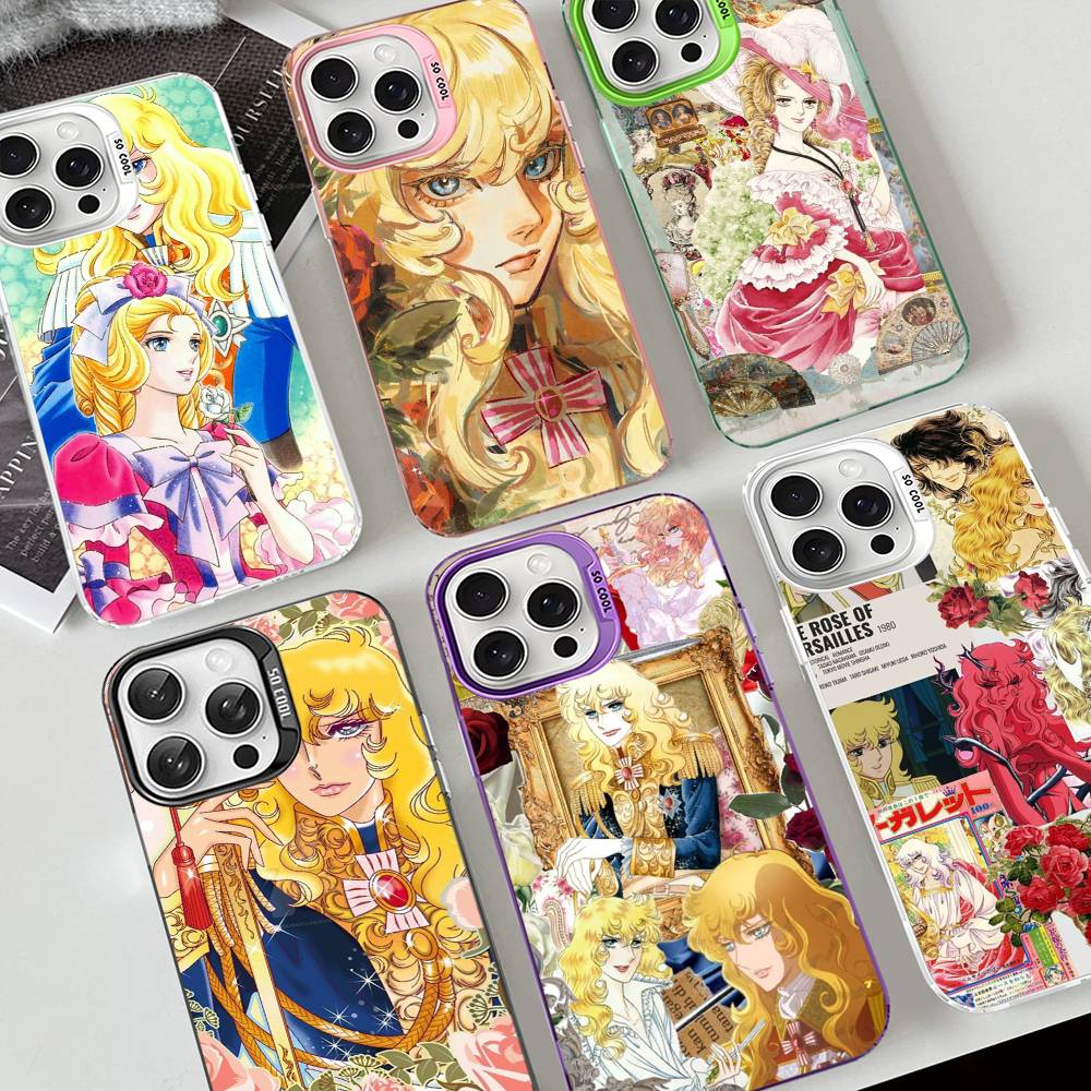 Classic Anime The Rose Of Versailles Phone Cases For IPhone 17 16 15 14 13 12 11 Plus Pro Max Pro Color Matte Cover