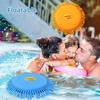 Stress Relieving Soft Flying Saucer Floatable Outdoor Flying Disc Stress Disc  Beach Activities