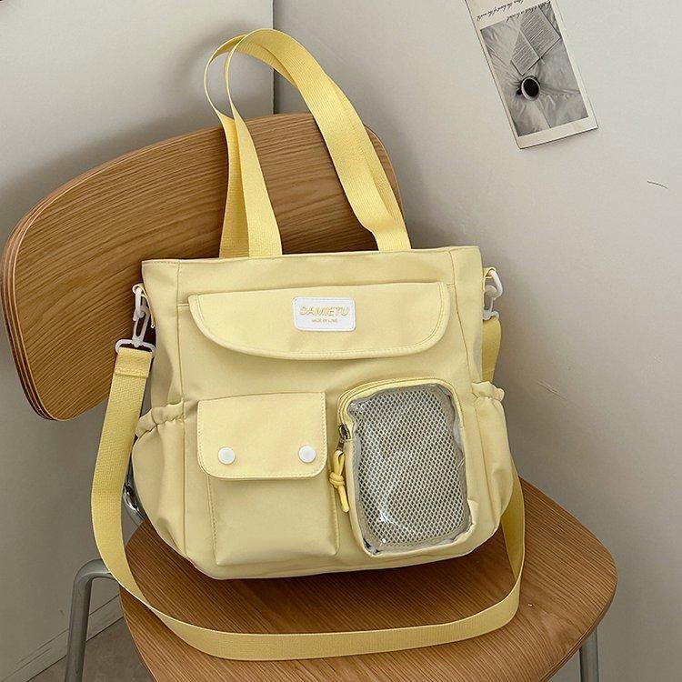 Schoolbag Korean version ins style schoolbag women's new simple and cute versatile junior high school high school students large capacity backpack