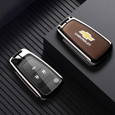 Чехол-брелок из сплава и кожи для автомобильного ключа Onix Equino Orlando Cruze Spark Sonic Camaro Volt Bolt Trax Malibu Blazer Traverse