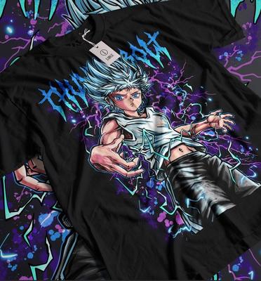 Футболка Киллуа Футболка Гона Hunter X Hunter Футболка HXH Аниме Хисока Меруэм Футболка Хисоки