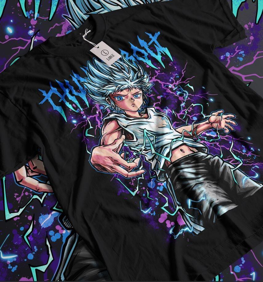 Killua T-Shirt Gon Hunter X Hunter Tshirt HXH Anime Hisoka Meruem Hisoka Shirt